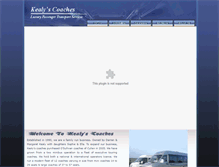 Tablet Screenshot of kealyscoaches.com
